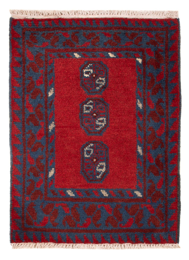 Afghan Rug - Filpa - 66 x 49 cm - red