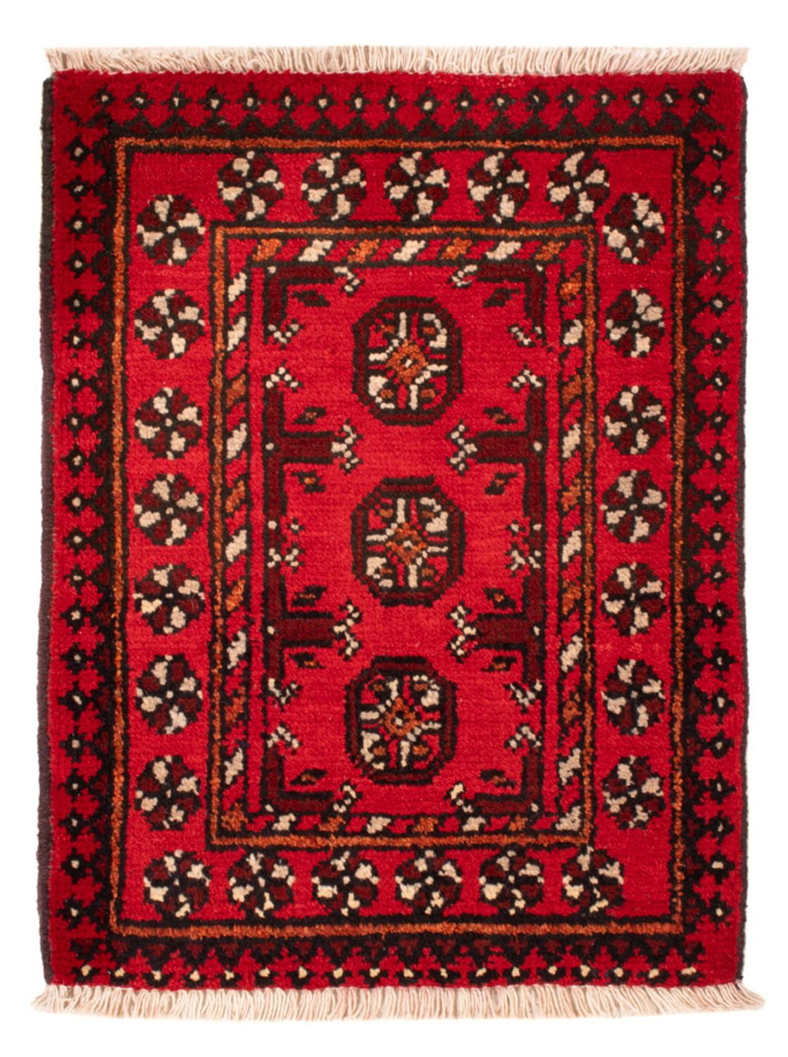 Afghan Rug - Filpa - 65 x 51 cm - red