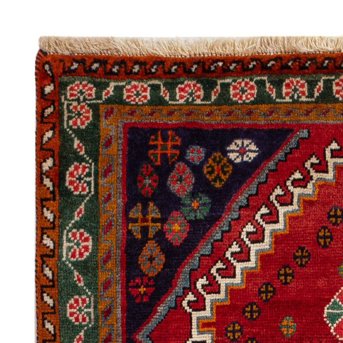 Perser Rug - Nomadic - 128 x 94 cm - red