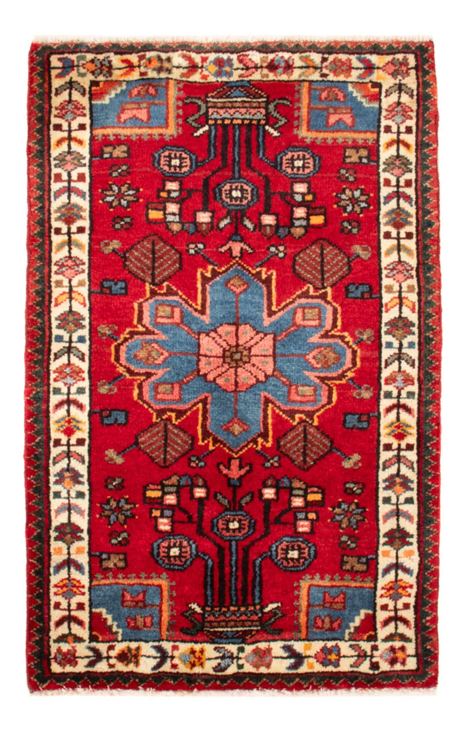 Perser Rug - Nomadic - 88 x 54 cm - red