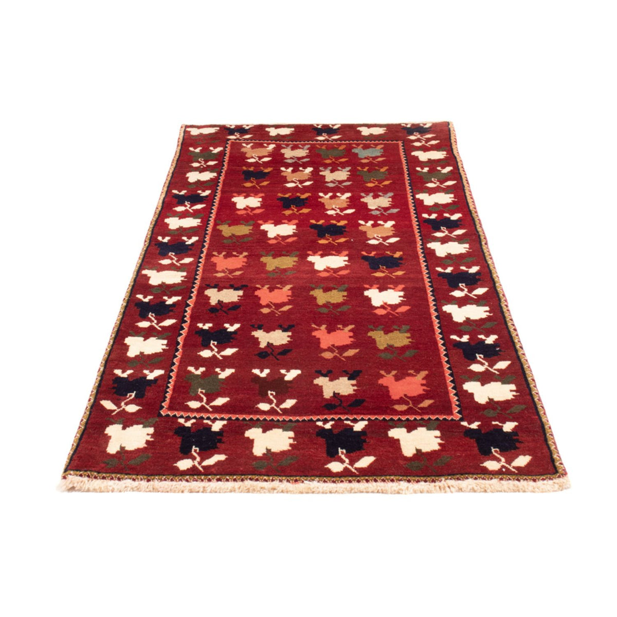 Runner Perser Rug - Nomadic - 190 x 83 cm - dark red