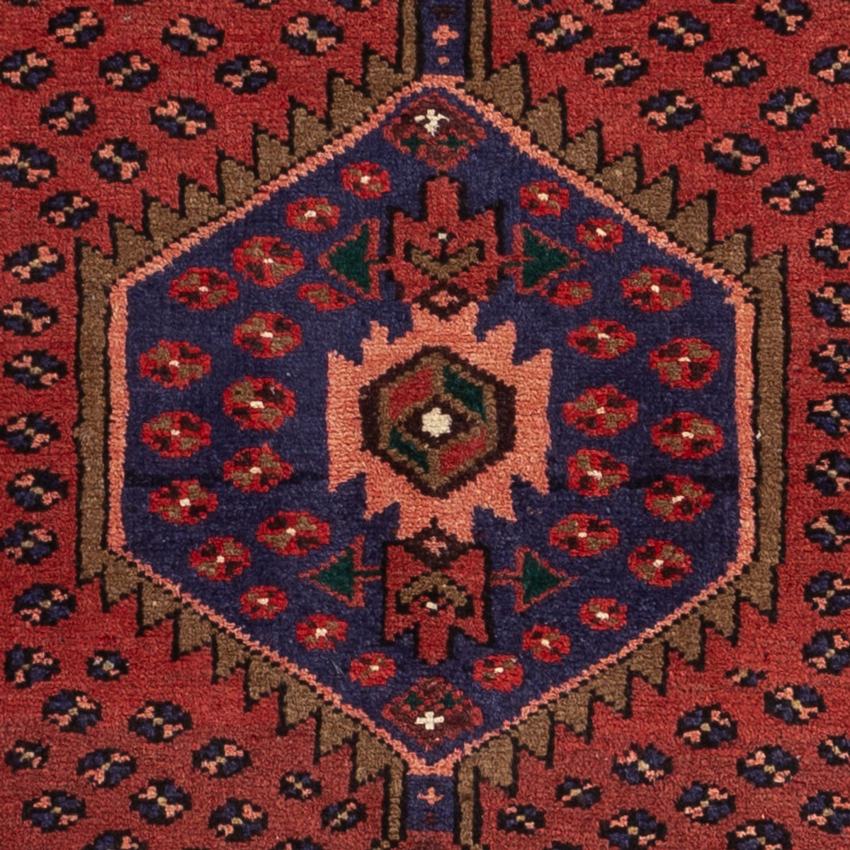 Perser Rug - Nomadic - 153 x 74 cm - dark red