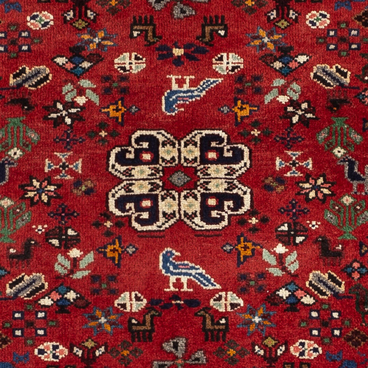 Perser Rug - Nomadic - 109 x 73 cm - dark red