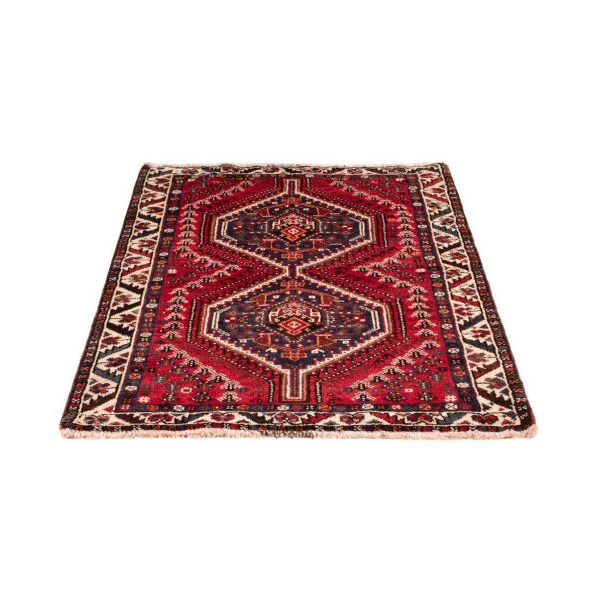 Perser Rug - Nomadic - 137 x 85 cm - dark red