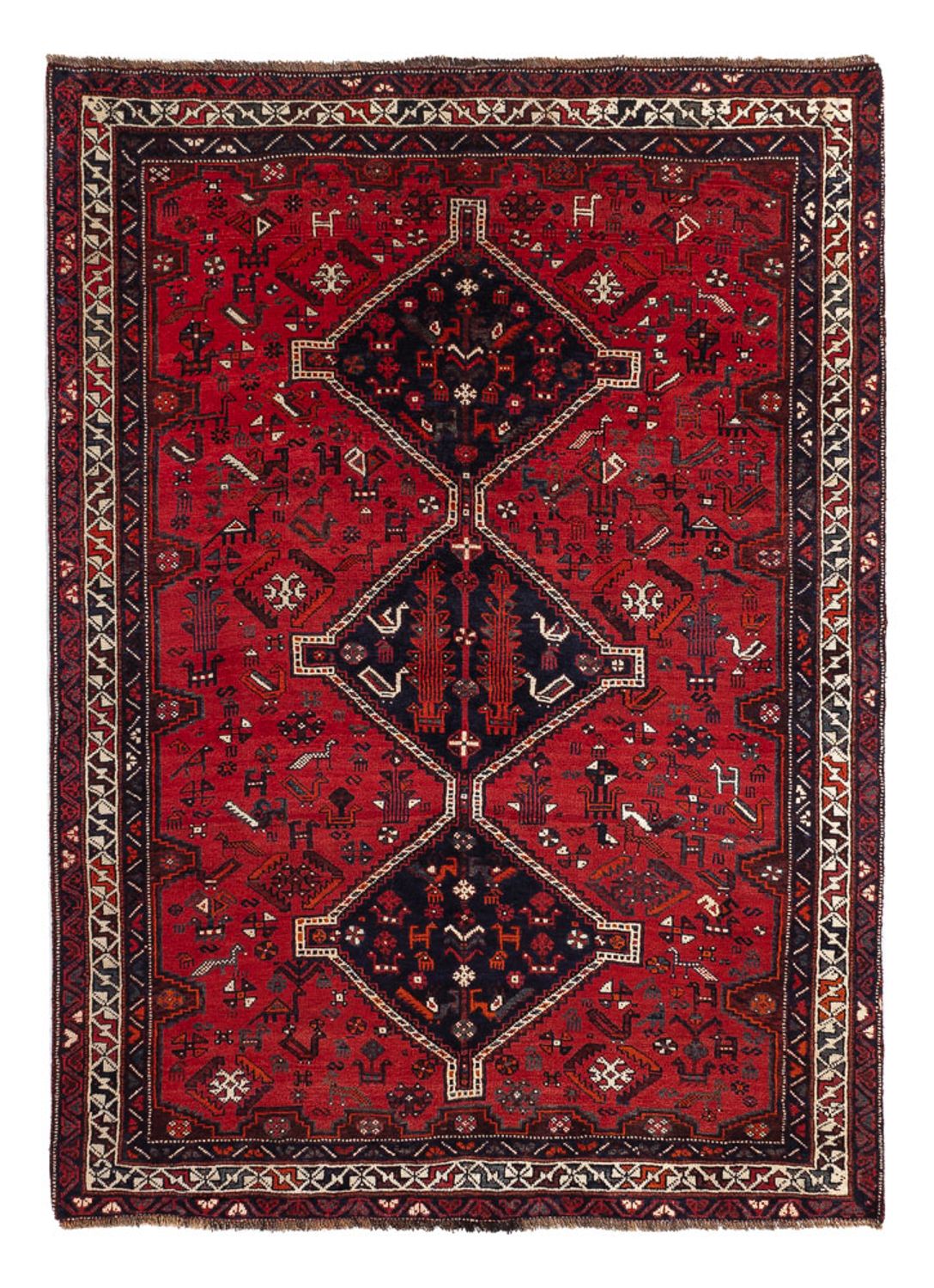 Perser Rug - Nomadic - 221 x 159 cm - red