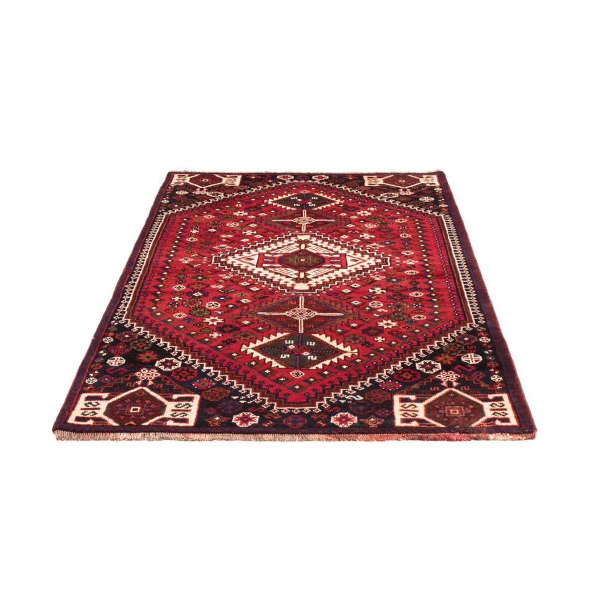 Perser Rug - Nomadic - 226 x 129 cm - red