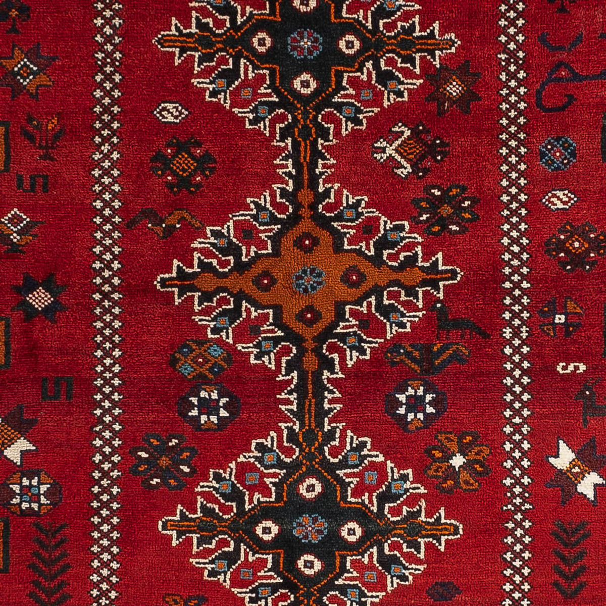 Perser Rug - Nomadic - 257 x 162 cm - red