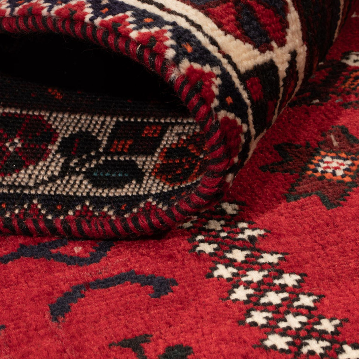 Perser Rug - Nomadic - 257 x 162 cm - red