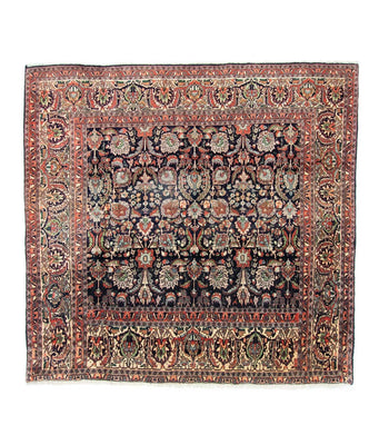 Perser Rug - Bidjar square  - 197 x 187 cm - blue