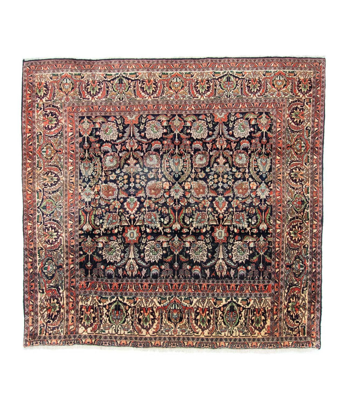 Perser Rug - Bidjar square  - 197 x 187 cm - blue