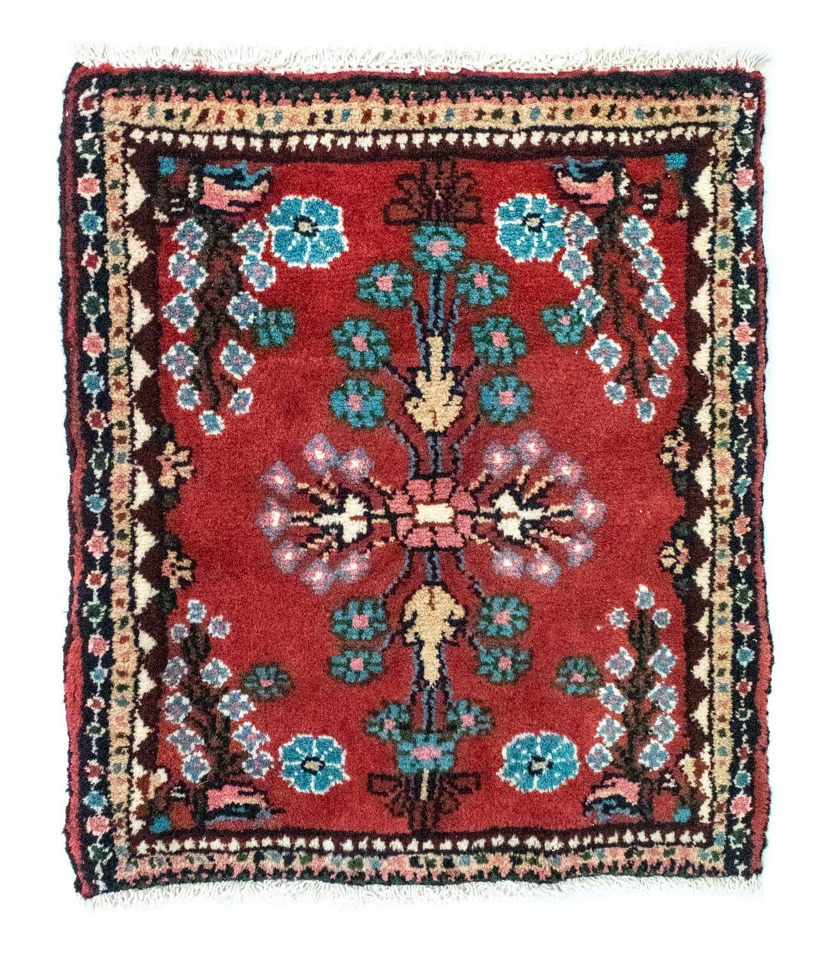 Perser Rug - Nomadic - 60 x 55 cm - red