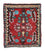 Perser Rug - Nomadic - 60 x 55 cm - red