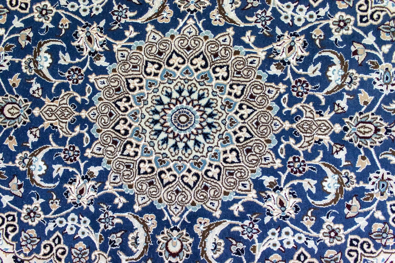 Perser Rug - Nain - 135 x 89 cm - blue