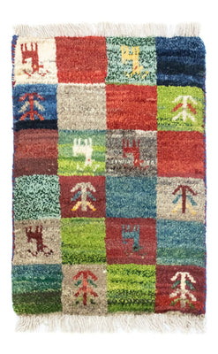 Gabbeh Rug - Perser - 60 x 40 cm - multicolored