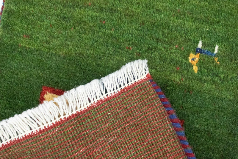 Gabbeh Rug - Perser - 60 x 40 cm - green