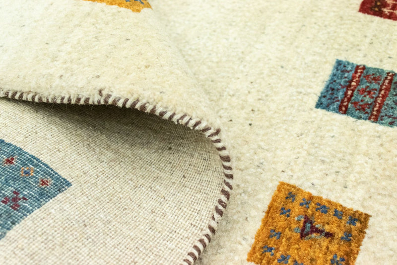 Gabbeh Rug - Loribaft Perser - 128 x 80 cm - beige