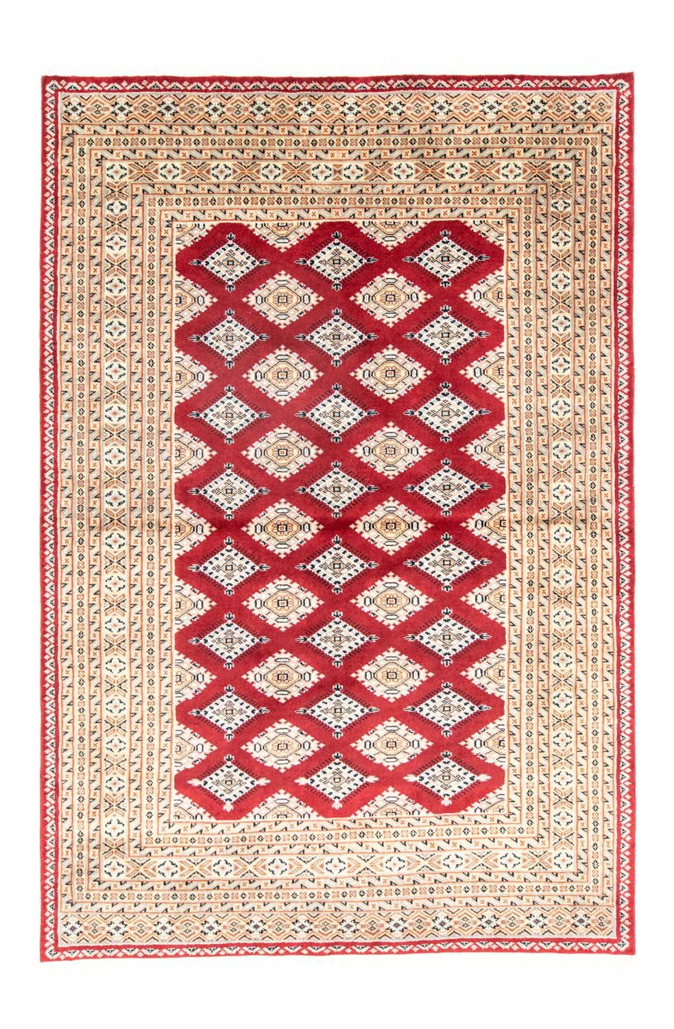 Pakistani Rug - 207 x 143 cm - red
