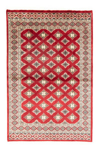 Pakistani Rug - 181 x 125 cm - red