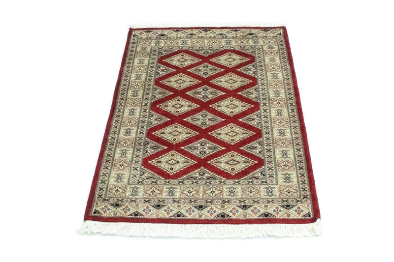 Pakistani Rug - 93 x 63 cm - red