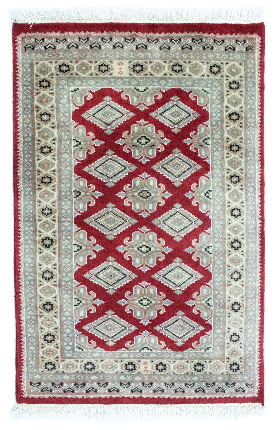 Pakistani Rug - 94 x 63 cm - red