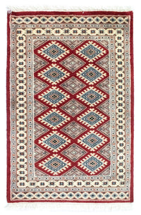 Pakistani Rug - 91 x 62 cm - red