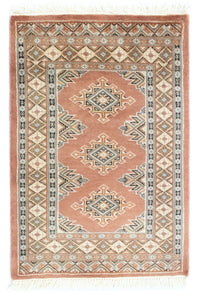 Pakistani Rug - 88 x 62 cm - brown