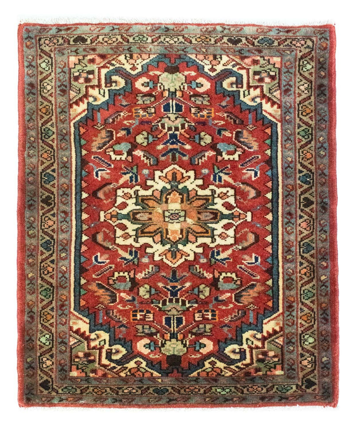 Perser Rug - Nomadic - 80 x 65 cm - red