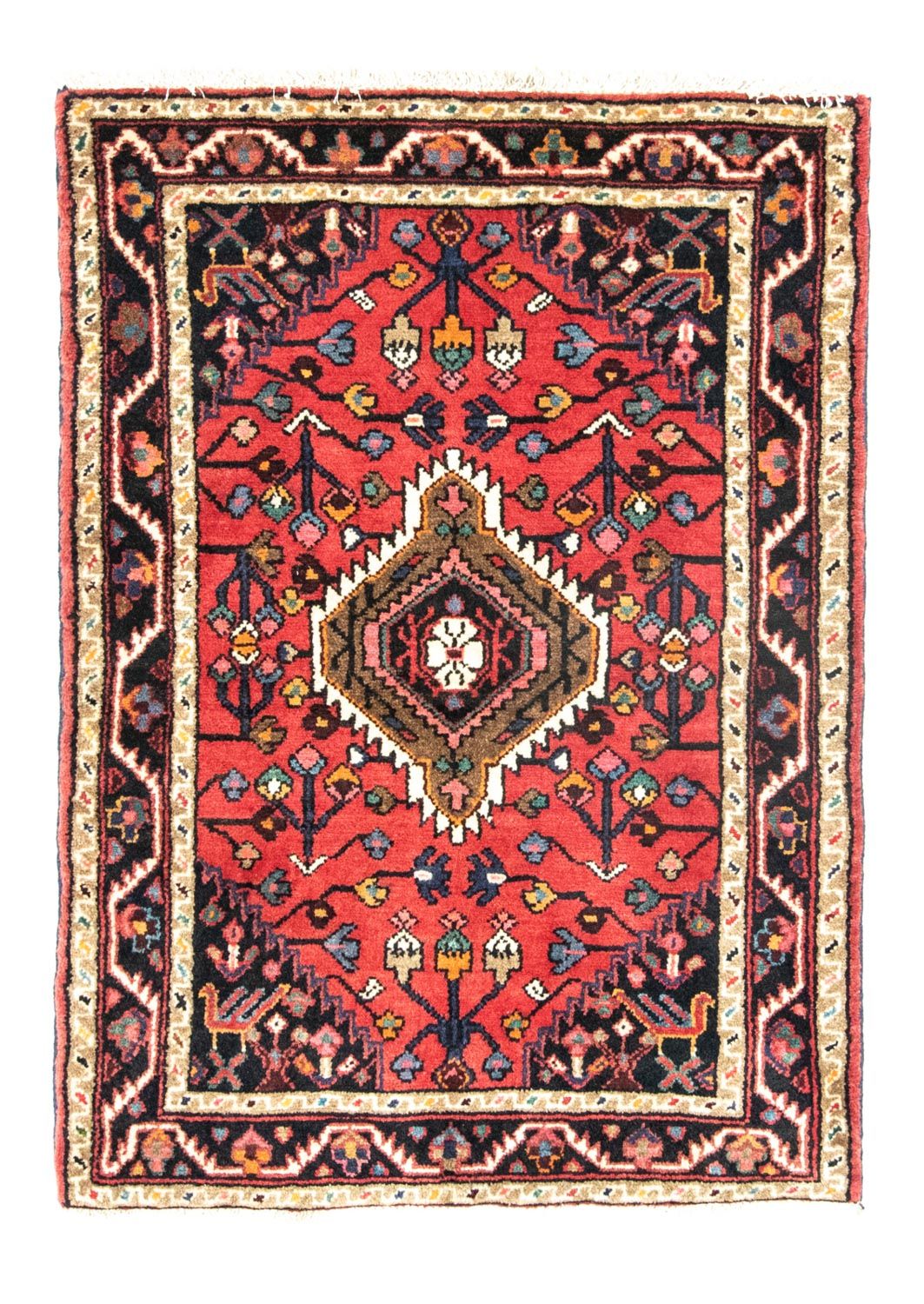 Perser Rug - Nomadic - 122 x 80 cm - red