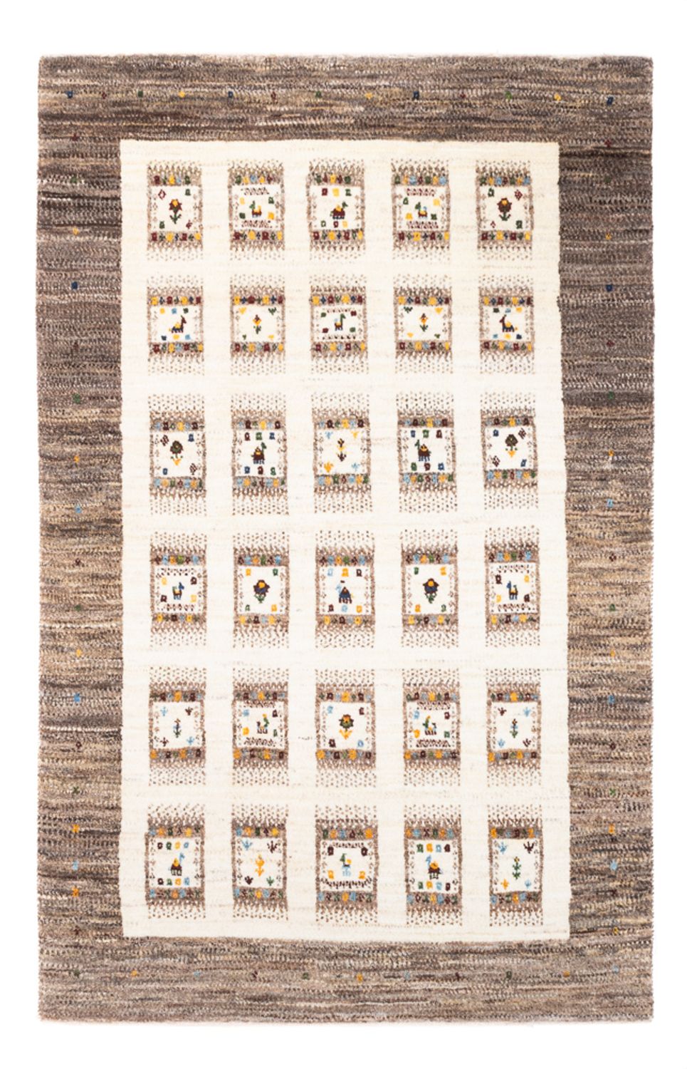 Gabbeh Rug - Loribaft Perser - Royal - 164 x 101 cm - natural