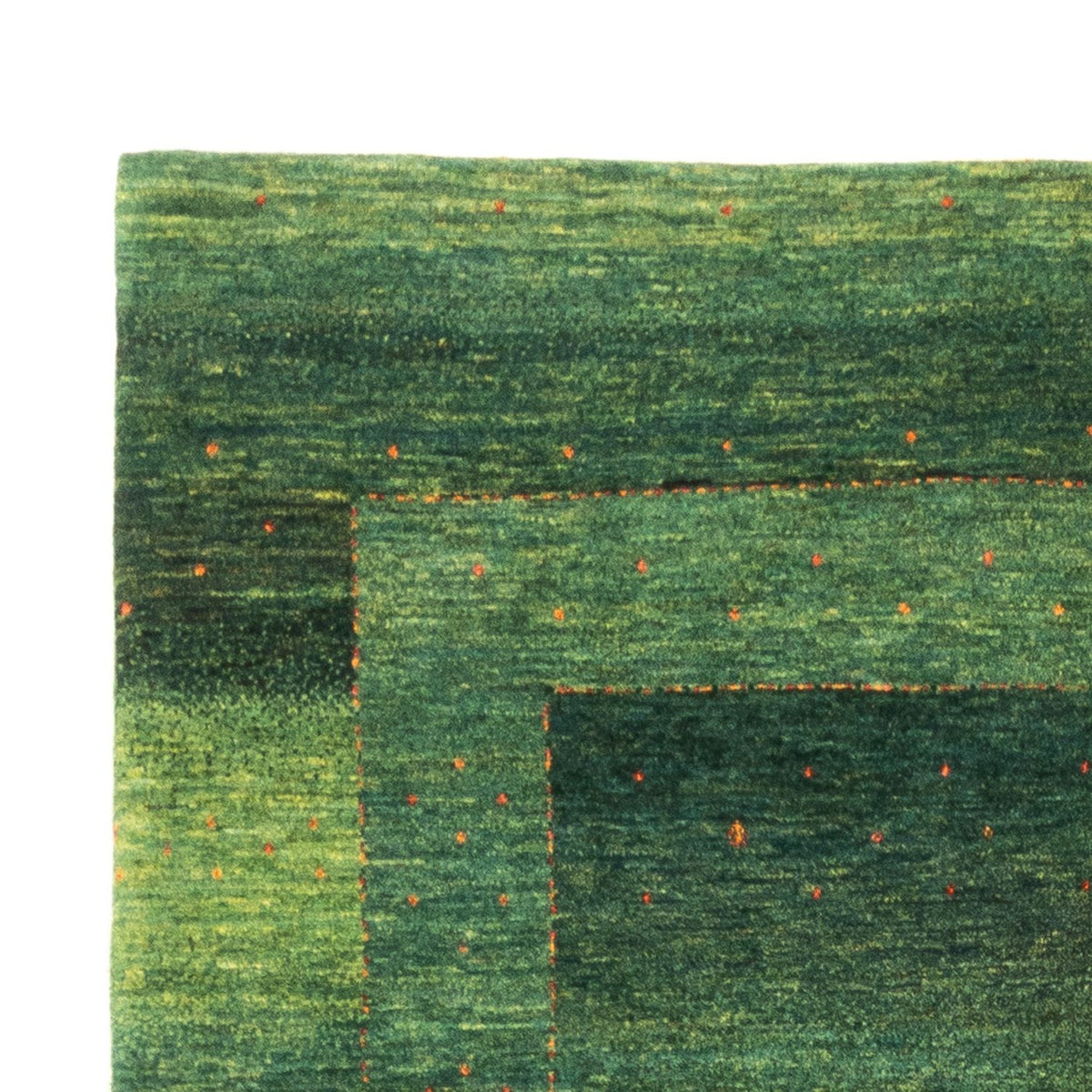 Gabbeh Rug - Loribaft Perser - 241 x 162 cm - green