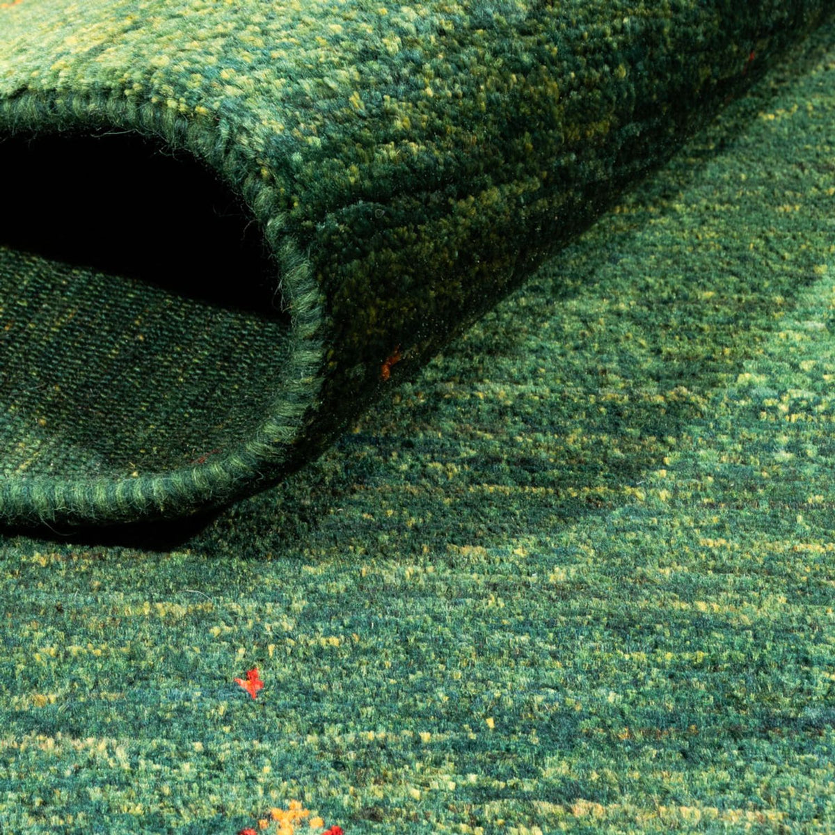 Gabbeh Rug - Loribaft Perser - 241 x 162 cm - green