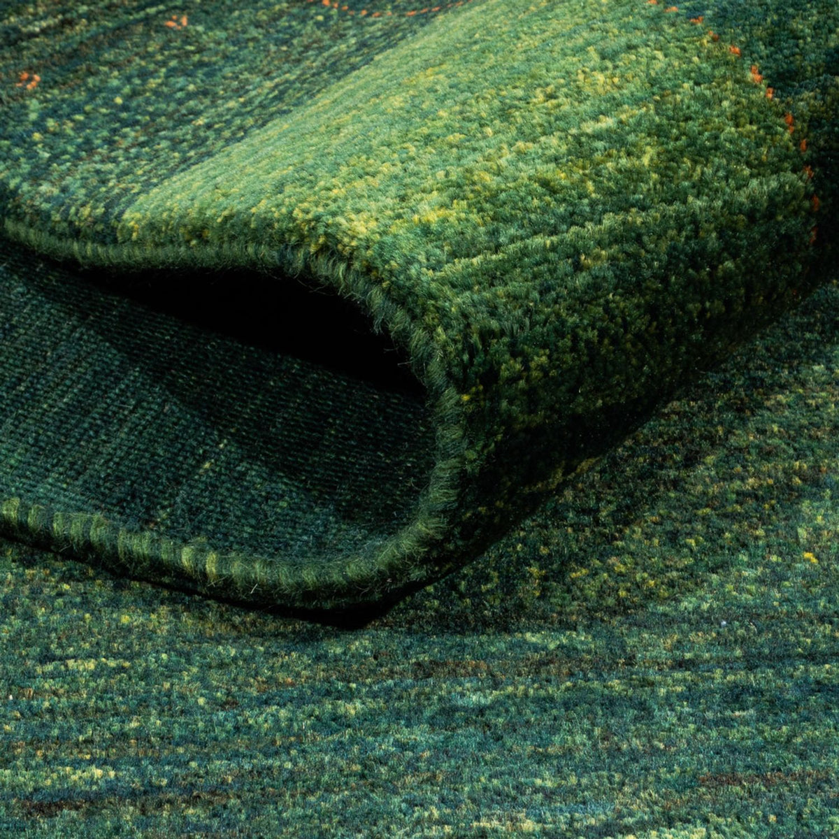 Gabbeh Rug - Loribaft Perser - 170 x 110 cm - green