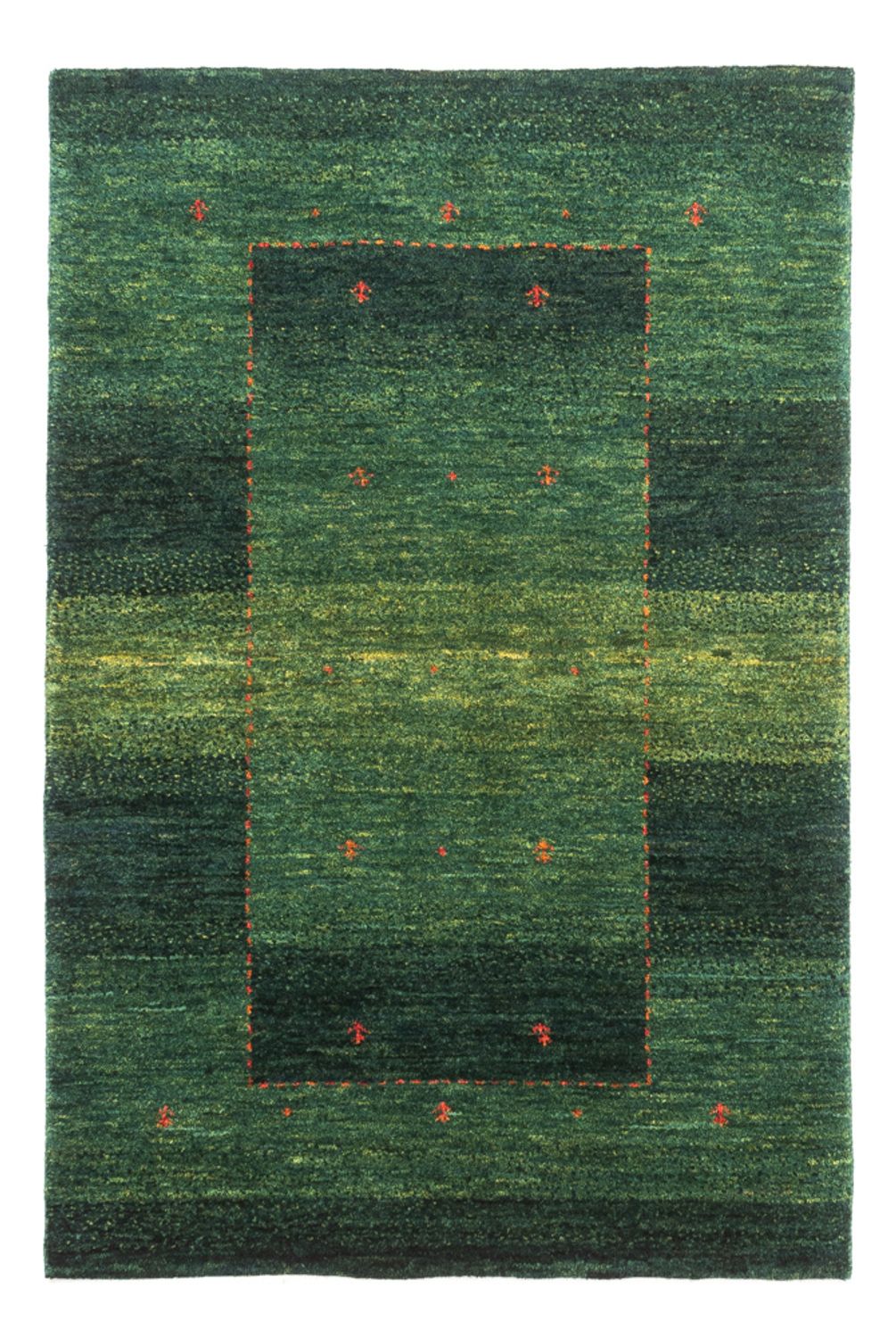 Gabbeh Rug - Loribaft Perser - 120 x 79 cm - green