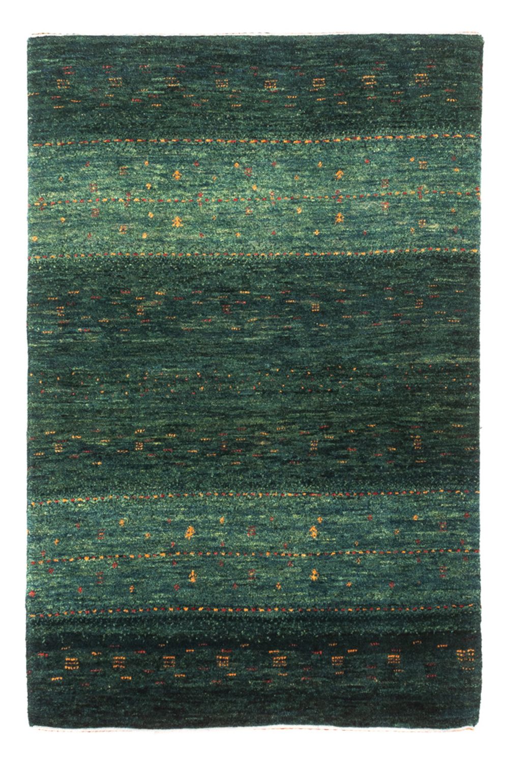 Gabbeh Rug - Loribaft Perser - 129 x 84 cm - green