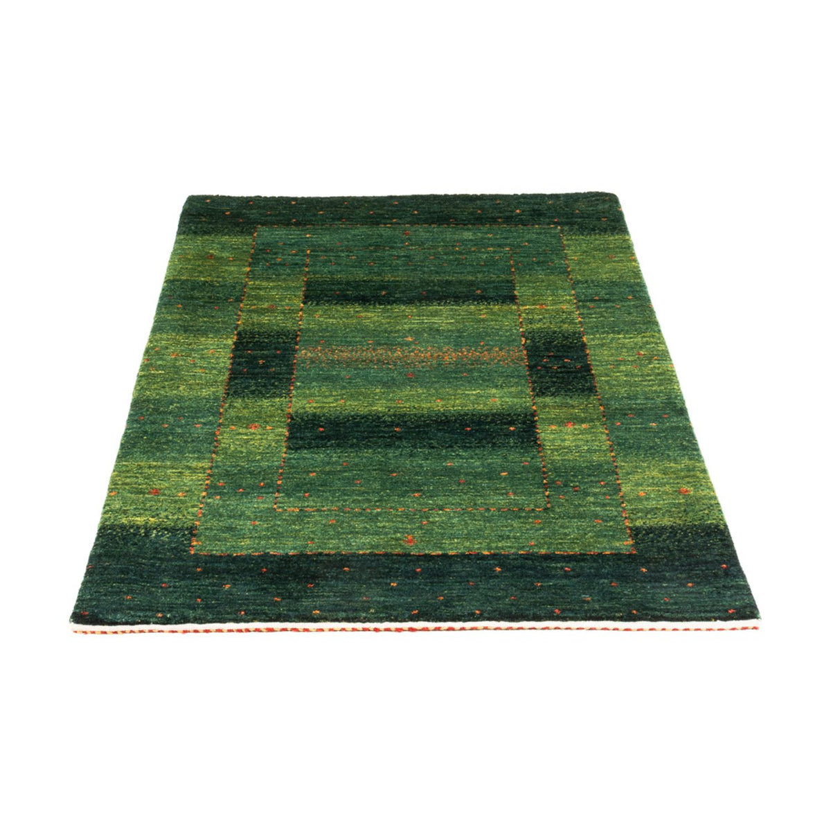 Gabbeh Rug - Loribaft Perser - 136 x 84 cm - green