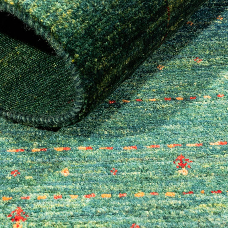 Gabbeh Rug - Loribaft Perser - 129 x 82 cm - green