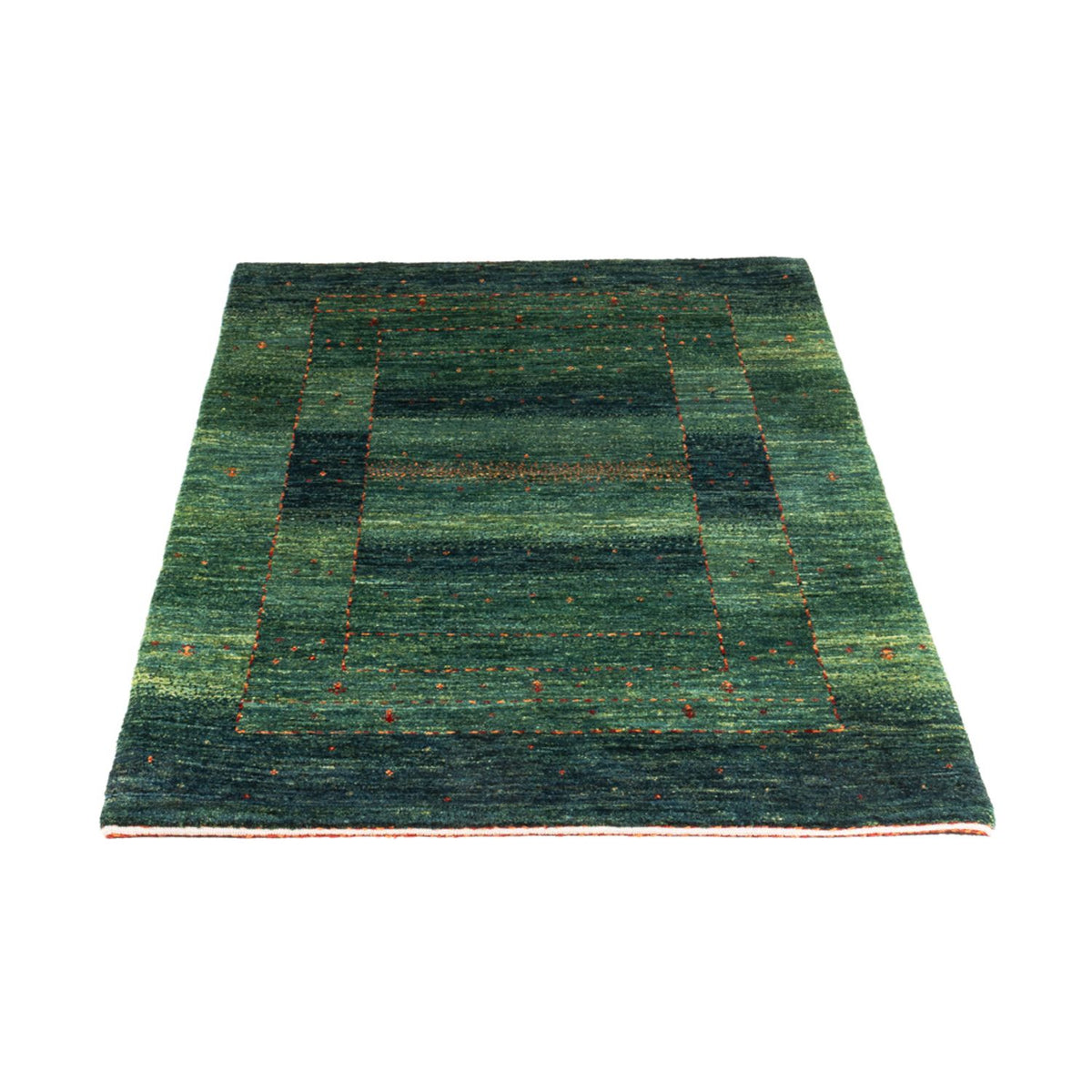 Gabbeh Rug - Loribaft Perser - 129 x 82 cm - green