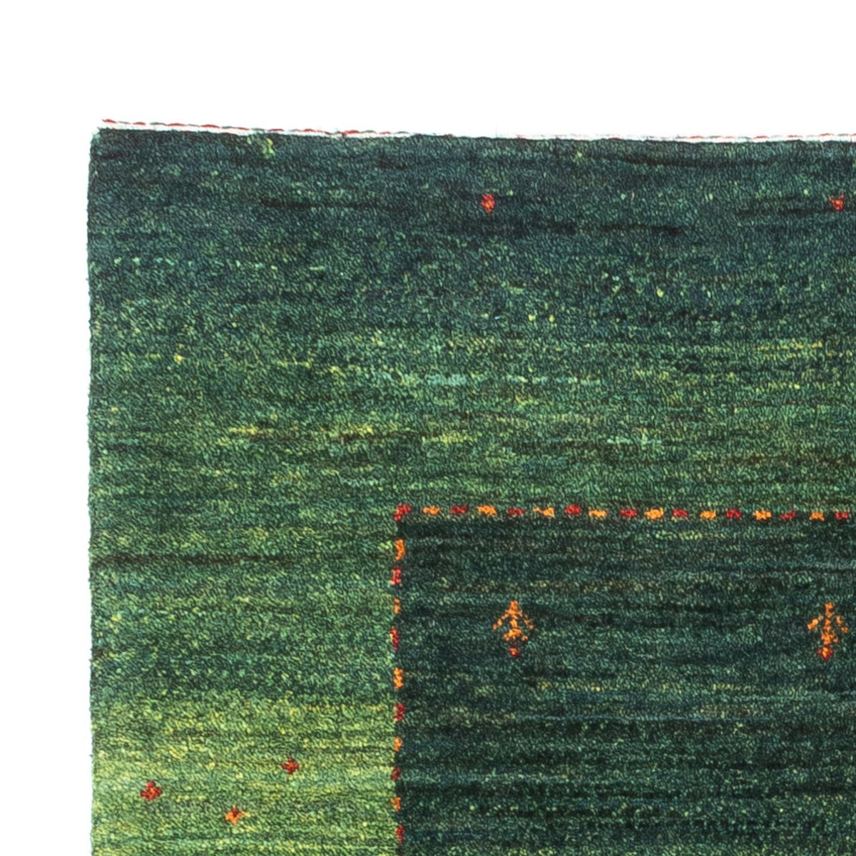 Gabbeh Rug - Loribaft Perser - 128 x 80 cm - green