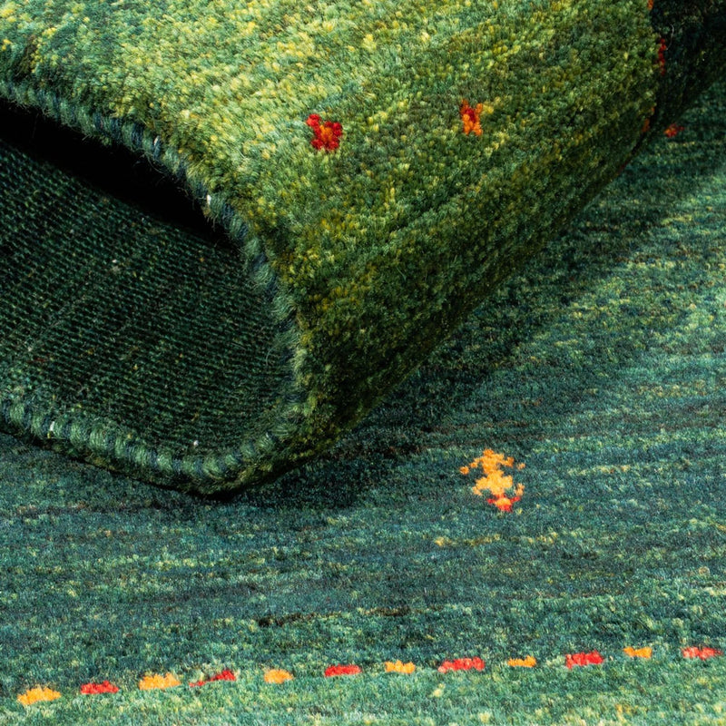 Gabbeh Rug - Loribaft Perser - 128 x 80 cm - green