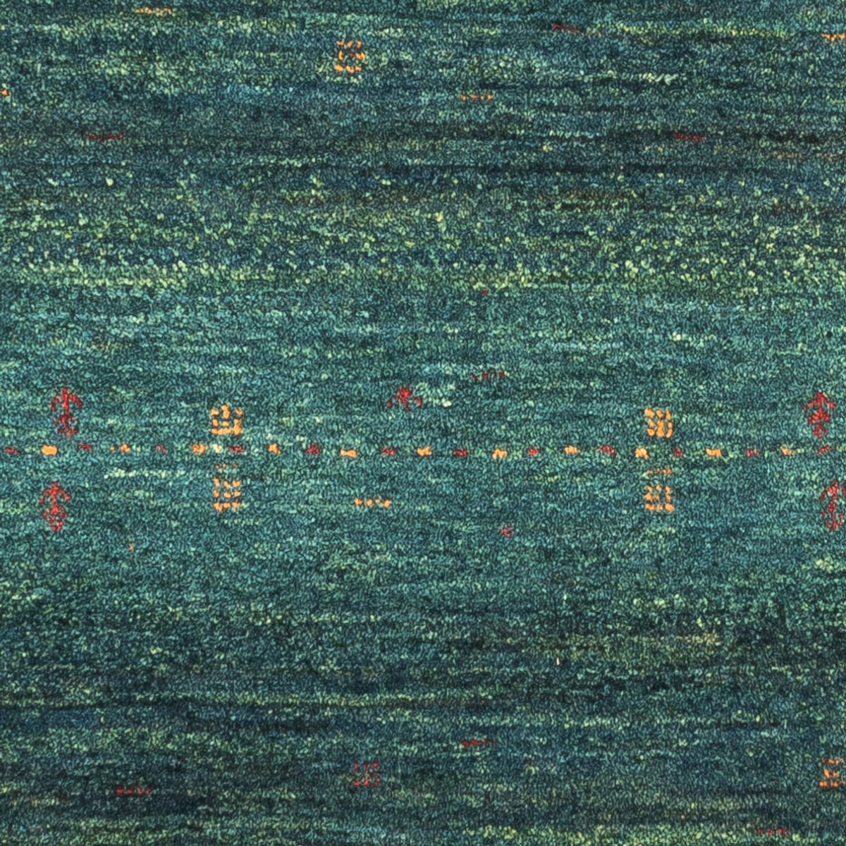 Gabbeh Rug - Loribaft Perser - 125 x 82 cm - green