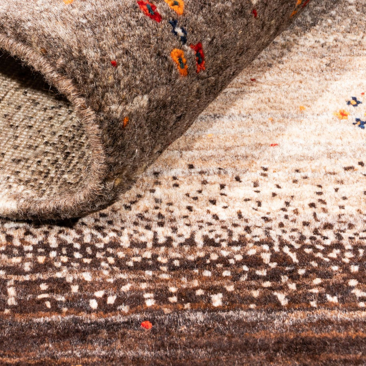 Gabbeh Rug - Loribaft Perser - 127 x 82 cm - grey