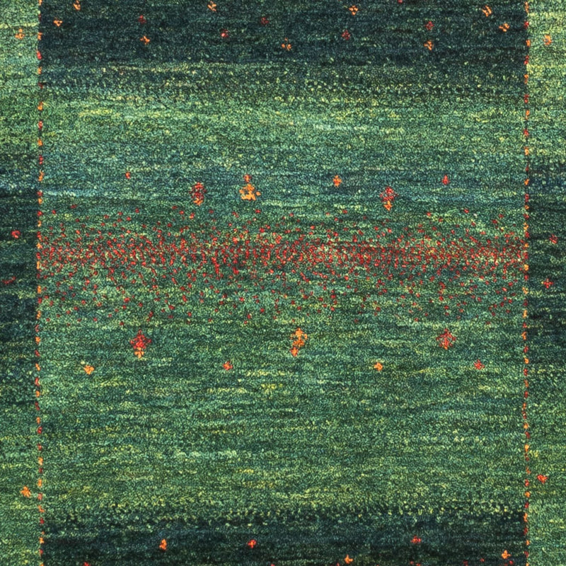 Gabbeh Rug - Loribaft Perser - 125 x 86 cm - green