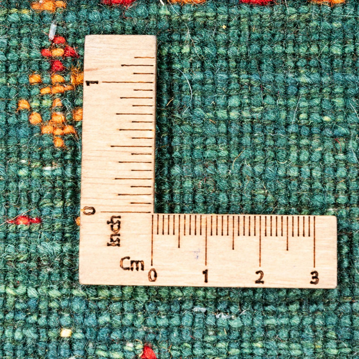 Gabbeh Rug - Loribaft Perser - 125 x 86 cm - green