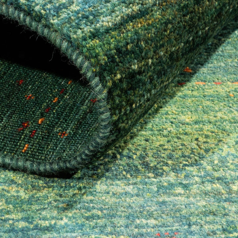 Gabbeh Rug - Loribaft Perser - 125 x 85 cm - green