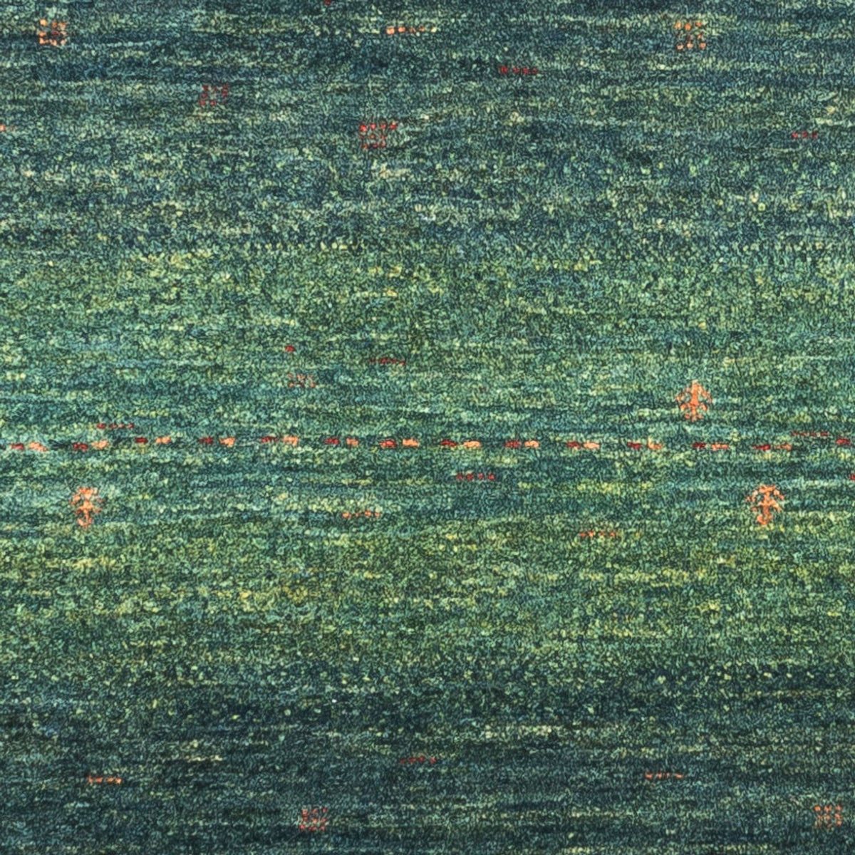 Gabbeh Rug - Loribaft Perser - 123 x 78 cm - green