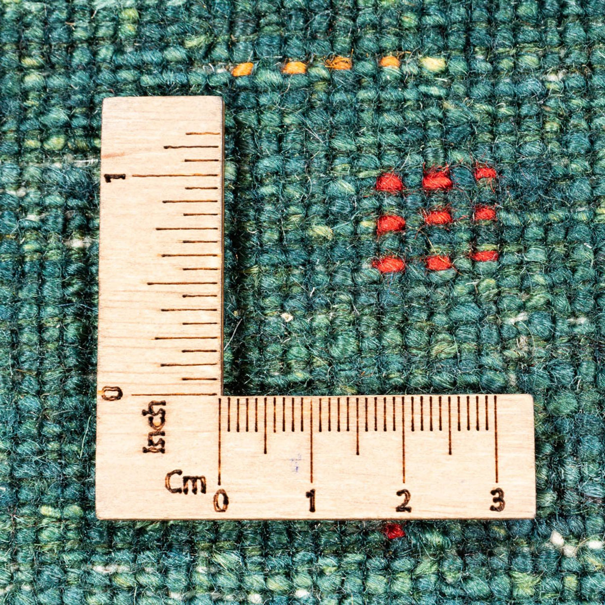 Gabbeh Rug - Loribaft Perser - 123 x 78 cm - green