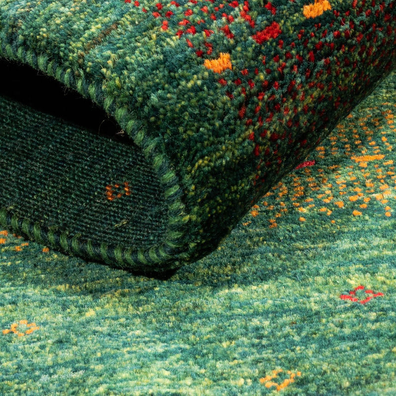 Gabbeh Rug - Loribaft Perser - 128 x 82 cm - green