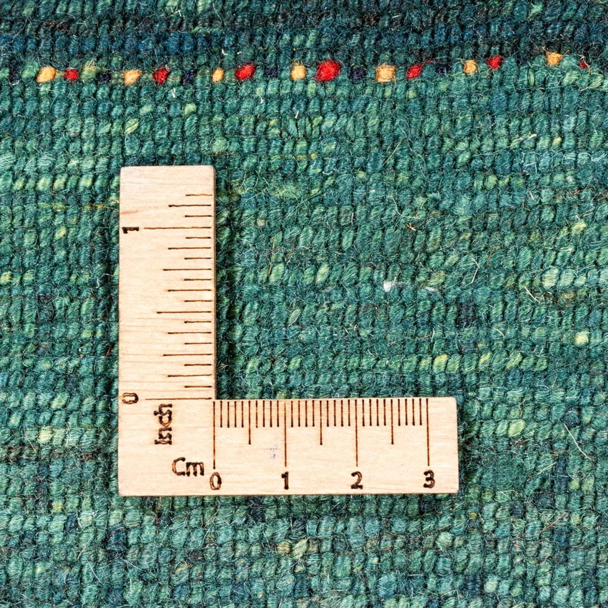 Gabbeh Rug - Loribaft Perser - 124 x 85 cm - green