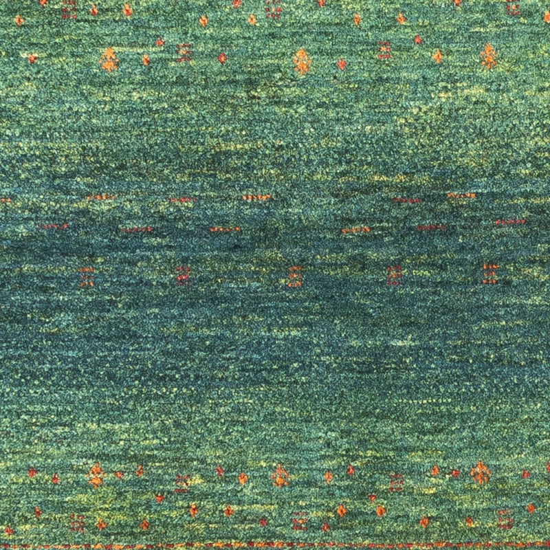 Gabbeh Rug - Loribaft Perser - 110 x 82 cm - green