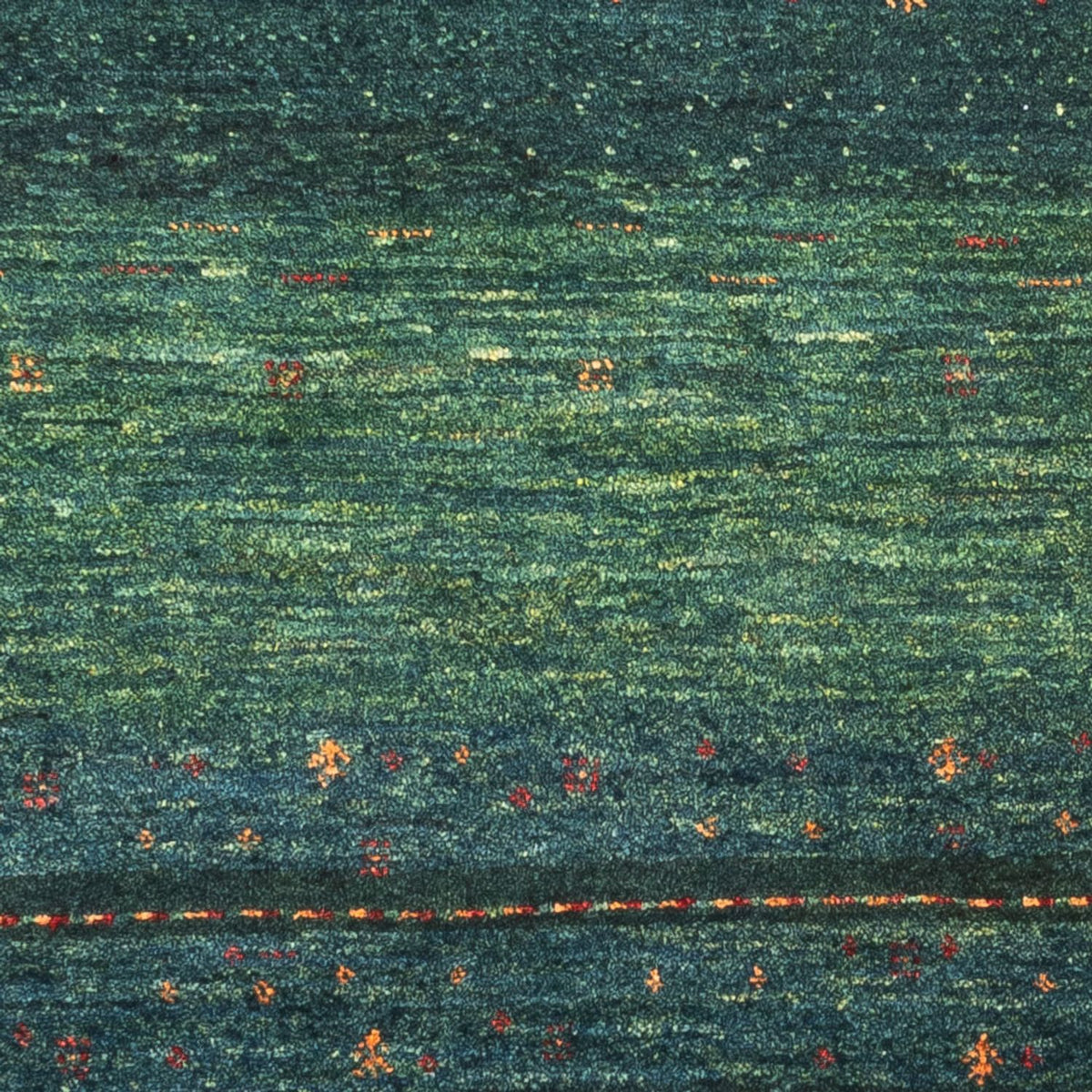 Gabbeh Rug - Loribaft Perser - 110 x 81 cm - green